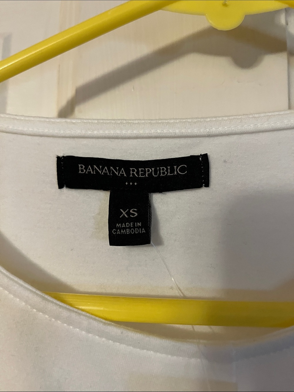Banana Republic Cream Faux-Wrap Long Sleeve Bodysuit - Picture 2 of 5